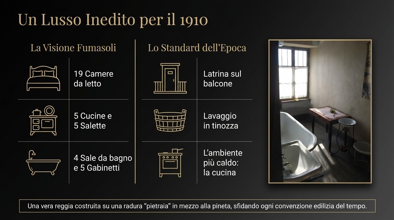 La villa nei primi del Novecento