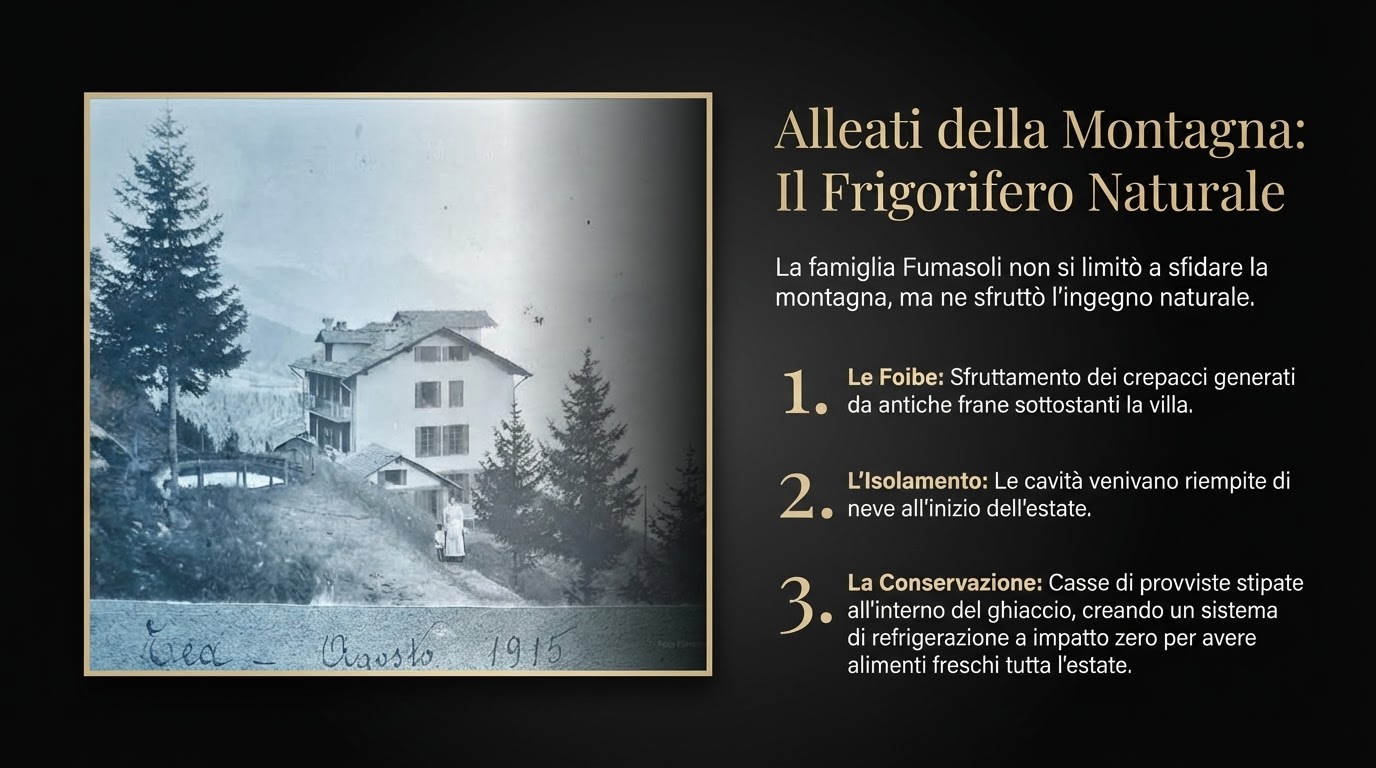 La famiglia Fumasoli nei prati