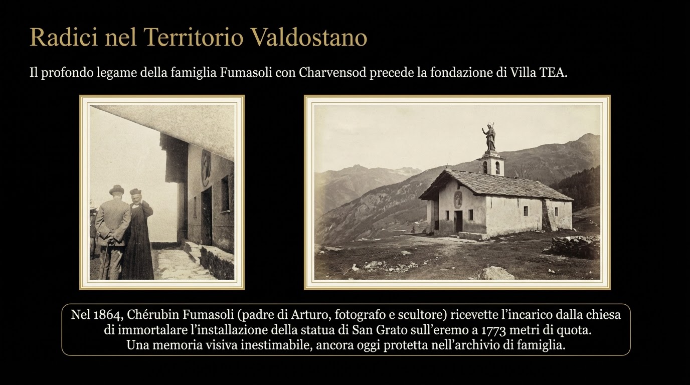 Villa Tea con persone nei primi anni