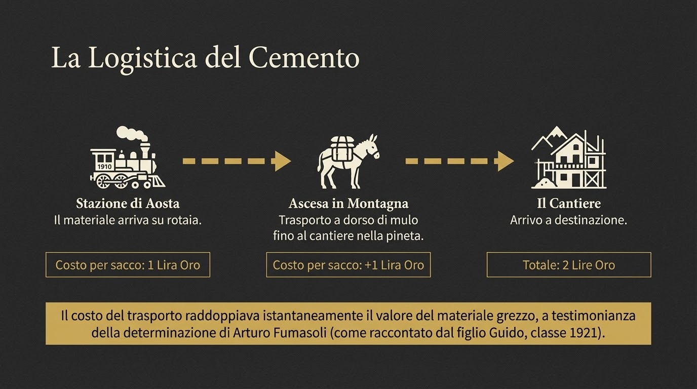 Logistica del cemento - Infografica